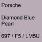 Preview: Porsche, Diamond Blue Pearl, 697 / F5 / LM5U.